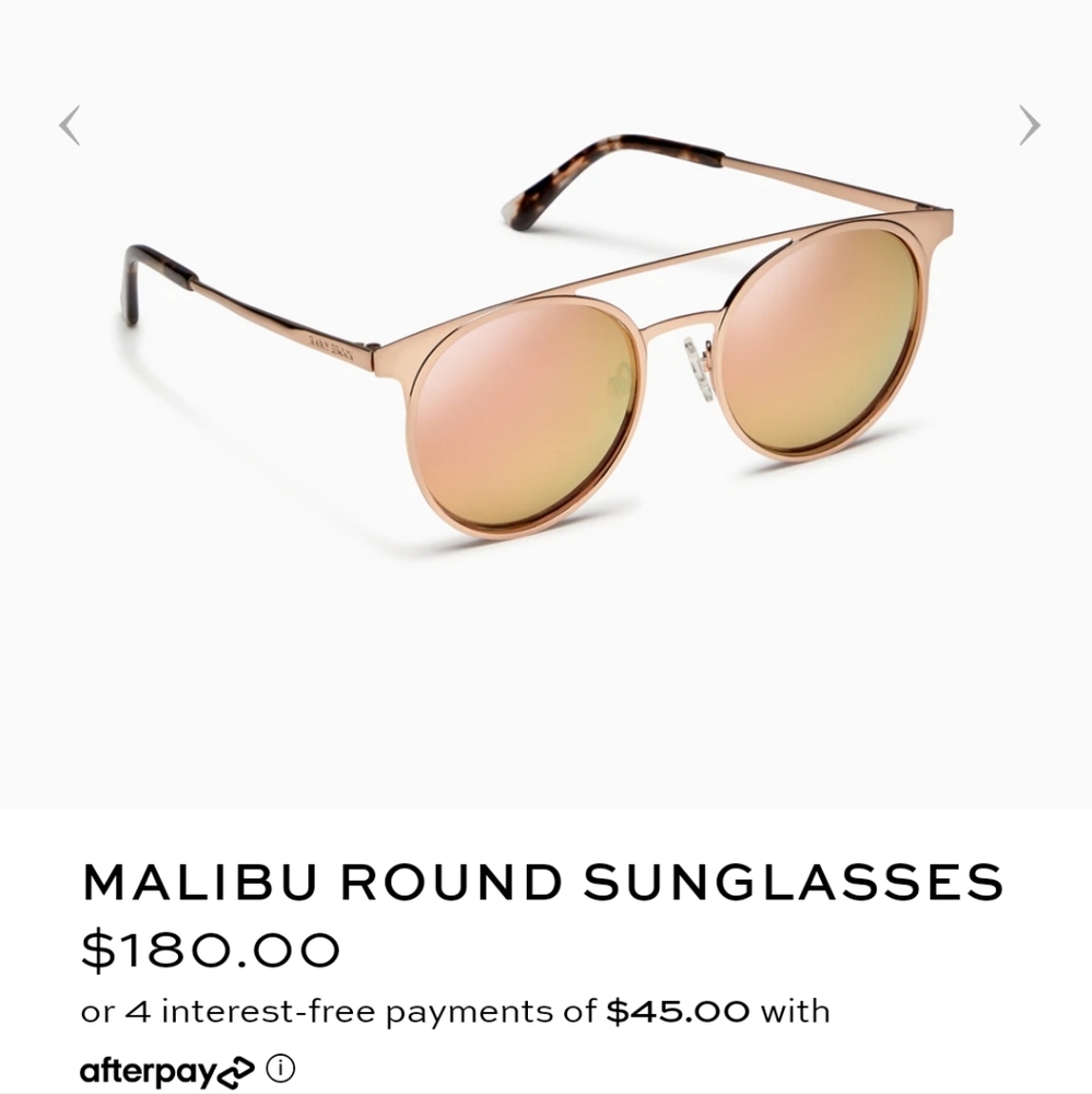 BNWT Ramy Brook Malibu Round Sunglasses
